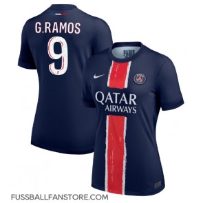 Paris Saint-Germain Goncalo Ramos #9 Replik Heimtrikot Damen 2024-25 Kurzarm